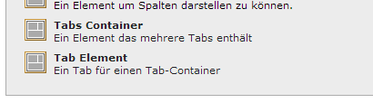 Bootstrap3 Tabs: Neues Inhaltselement